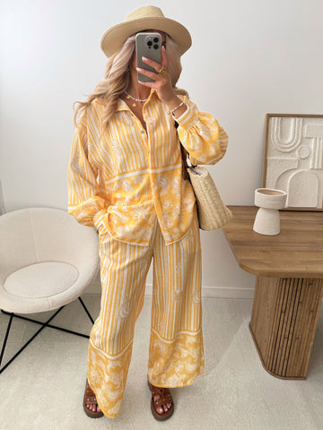 Ensemble chemise et pantalon à imprimé MASIMO