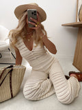 Combinaison en maille ajourée crochet LIDA
