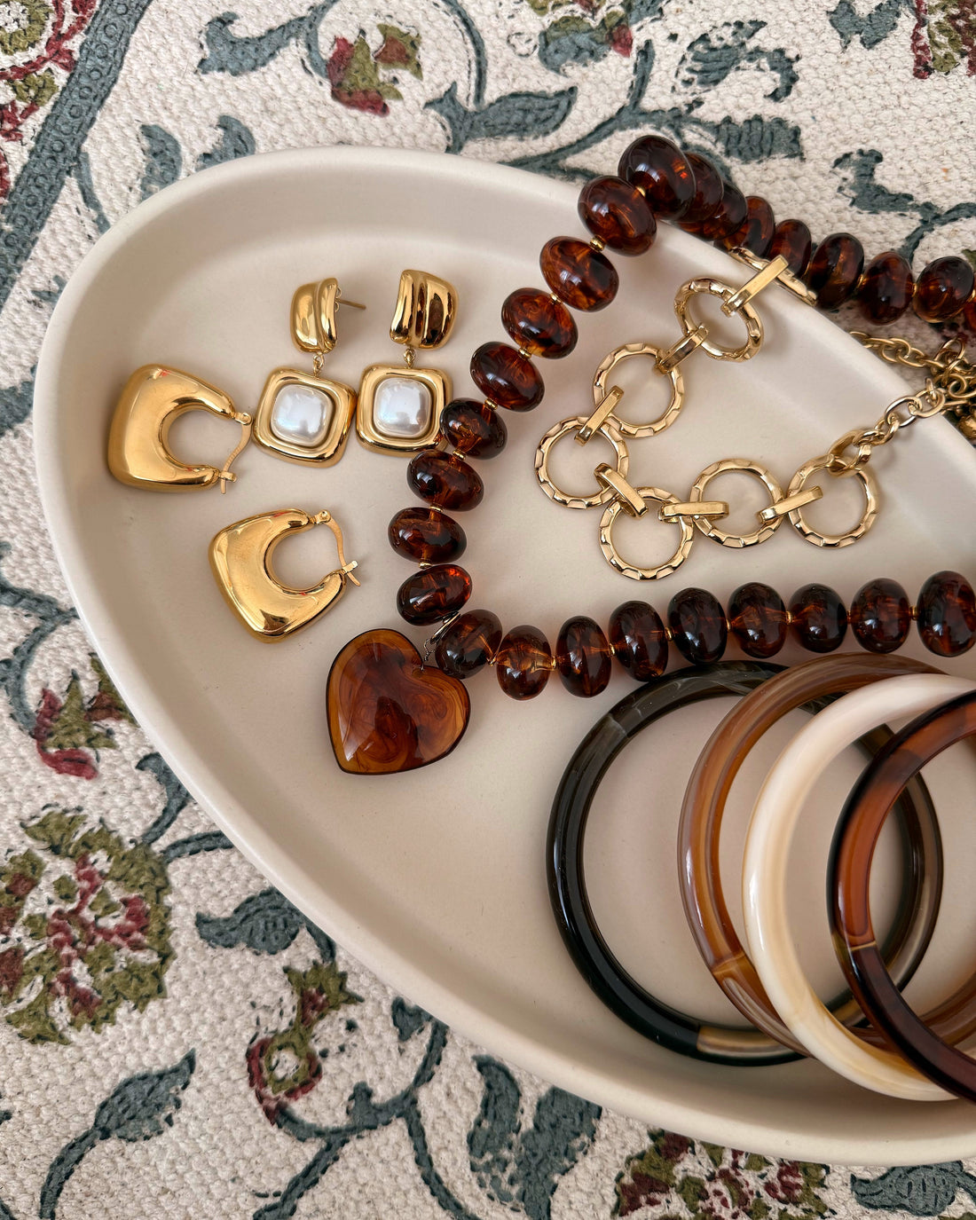 Collier maillons et anneaux ovales INAYA