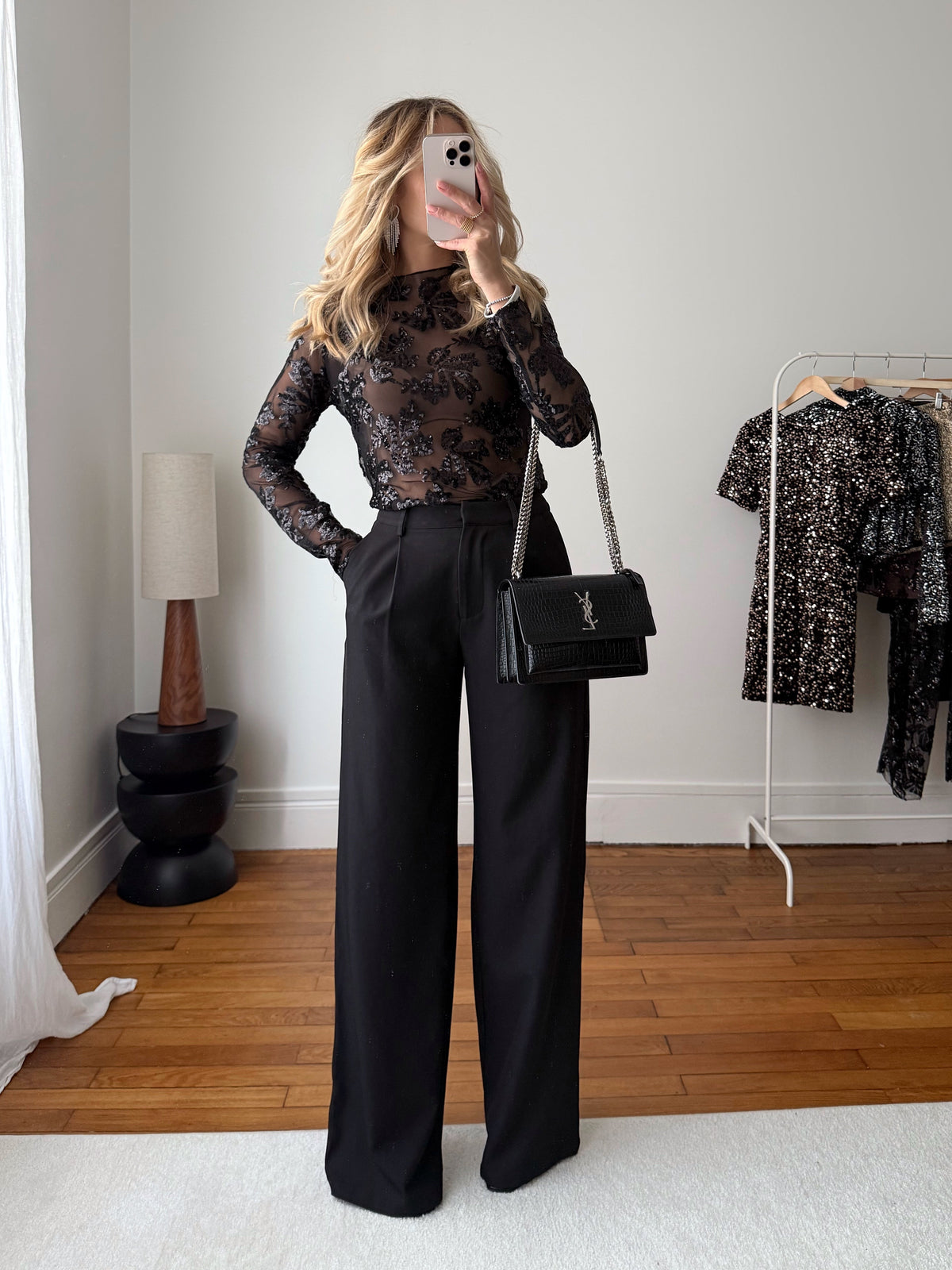 Pantalon tailleur DAMIEN - noir