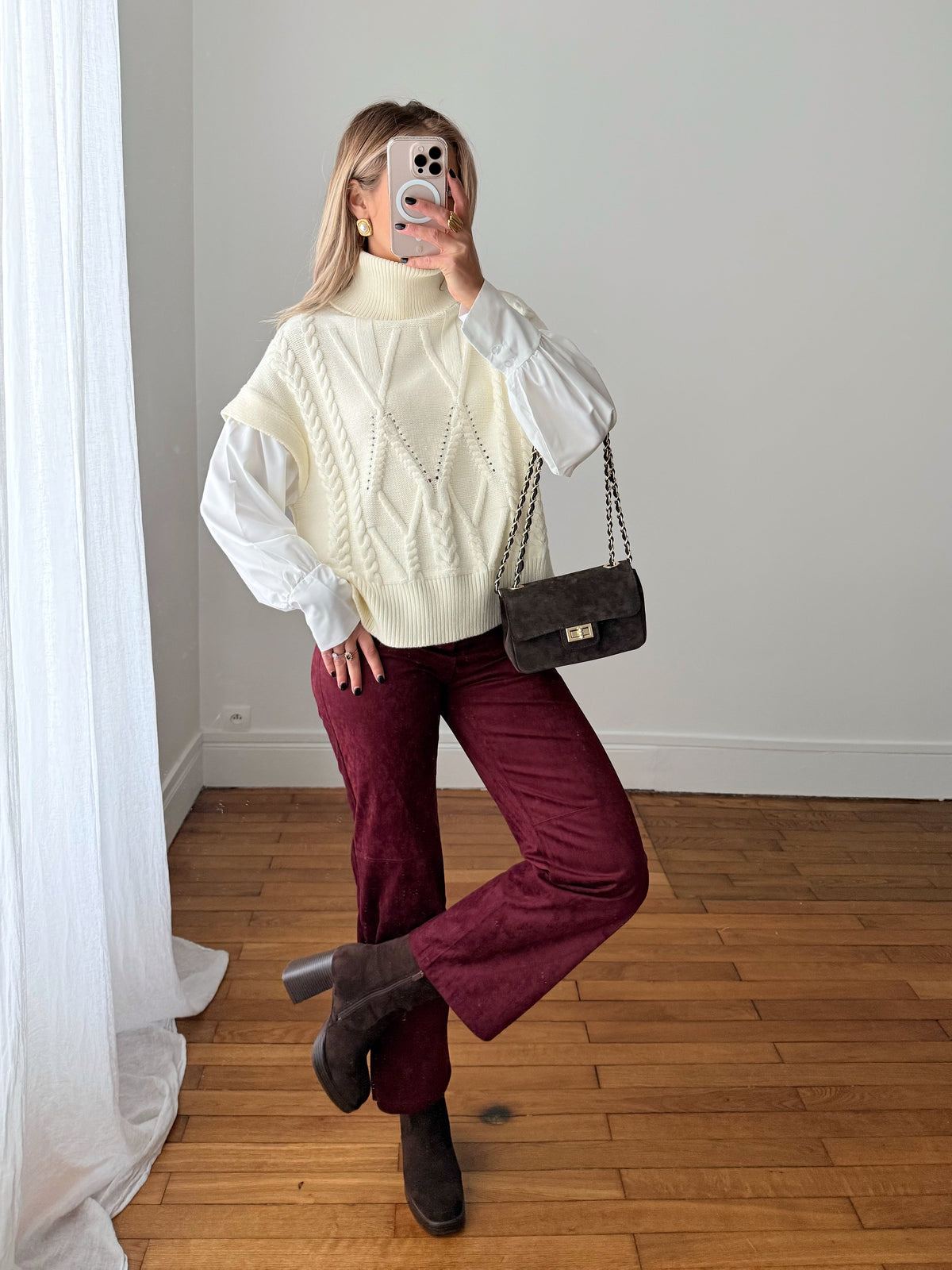 Pantalon en suédine ALBERT