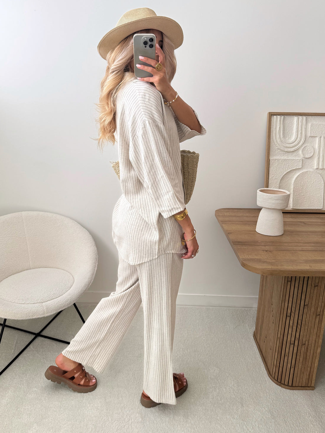 Pantalon à rayures DANIELÉ