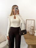 Pantalon droit et boutons GILBERT