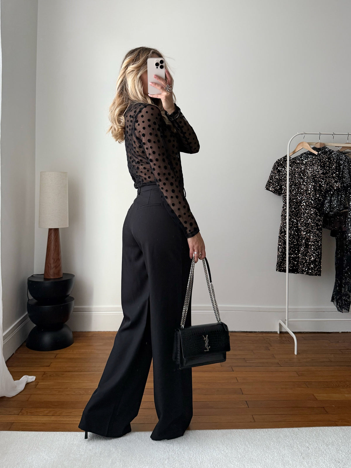 Pantalon tailleur DAMIEN - noir