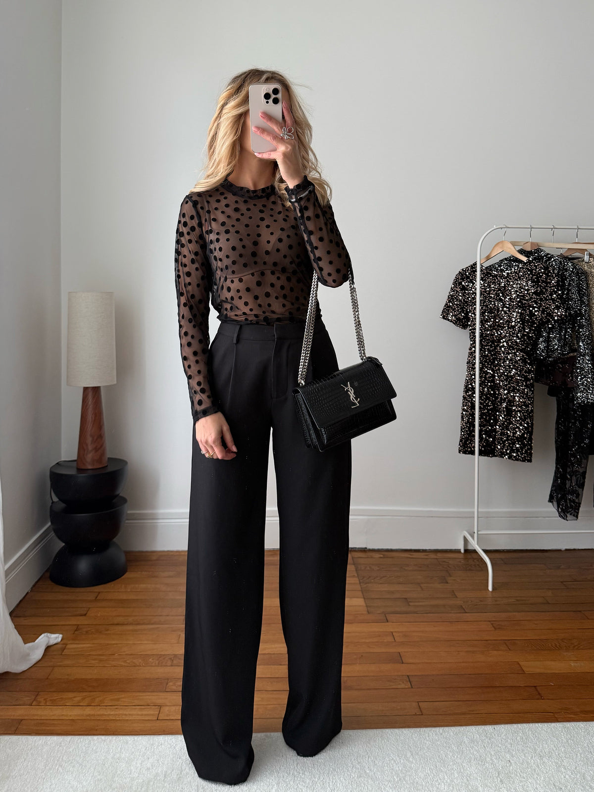 Pantalon tailleur DAMIEN - noir