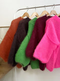 Maille en mohair FERGUSON - bordeaux