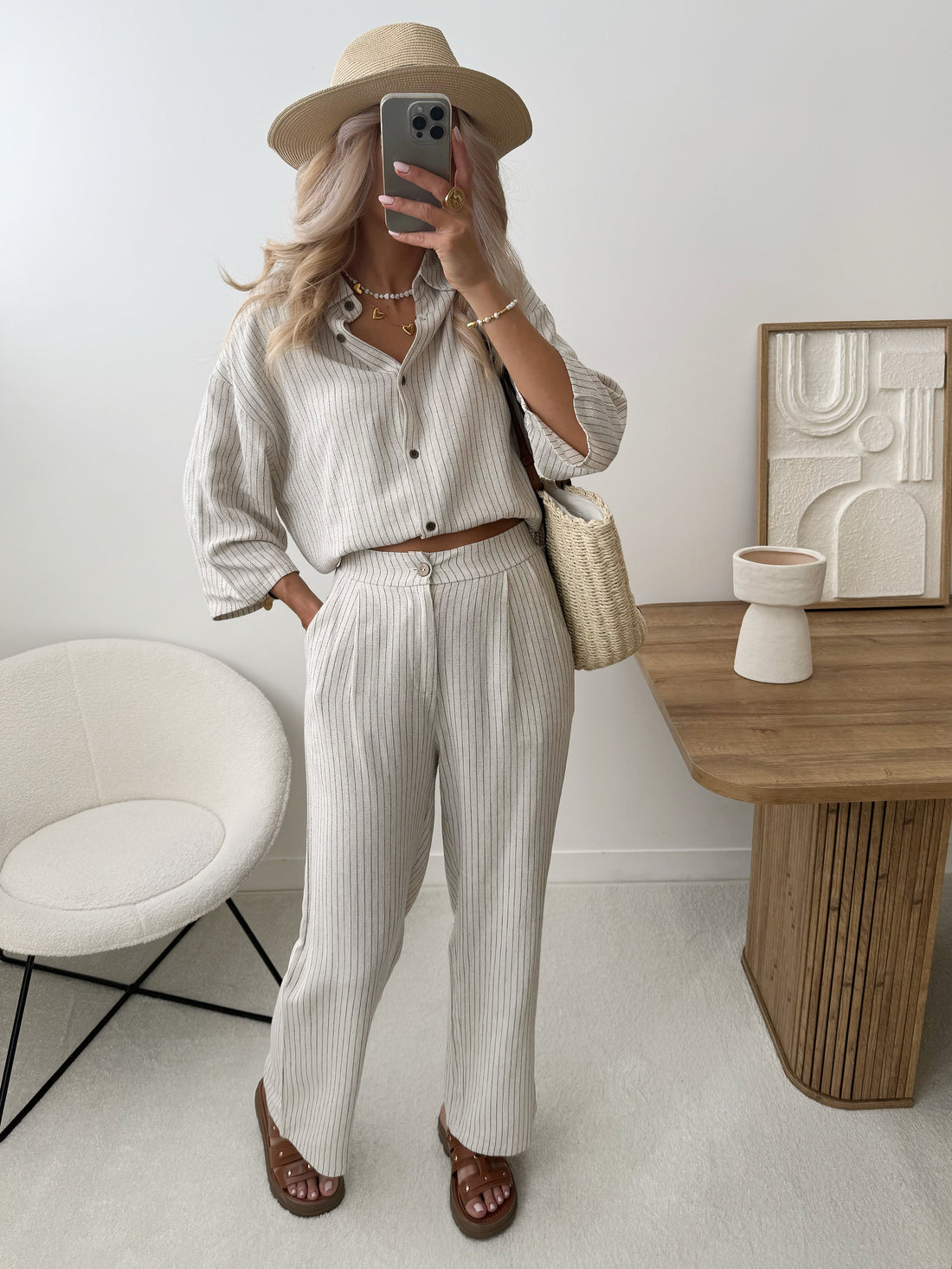 Pantalon à rayures DANIELÉ