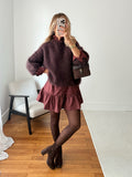 Maille en mohair FERGUSON - chocolat