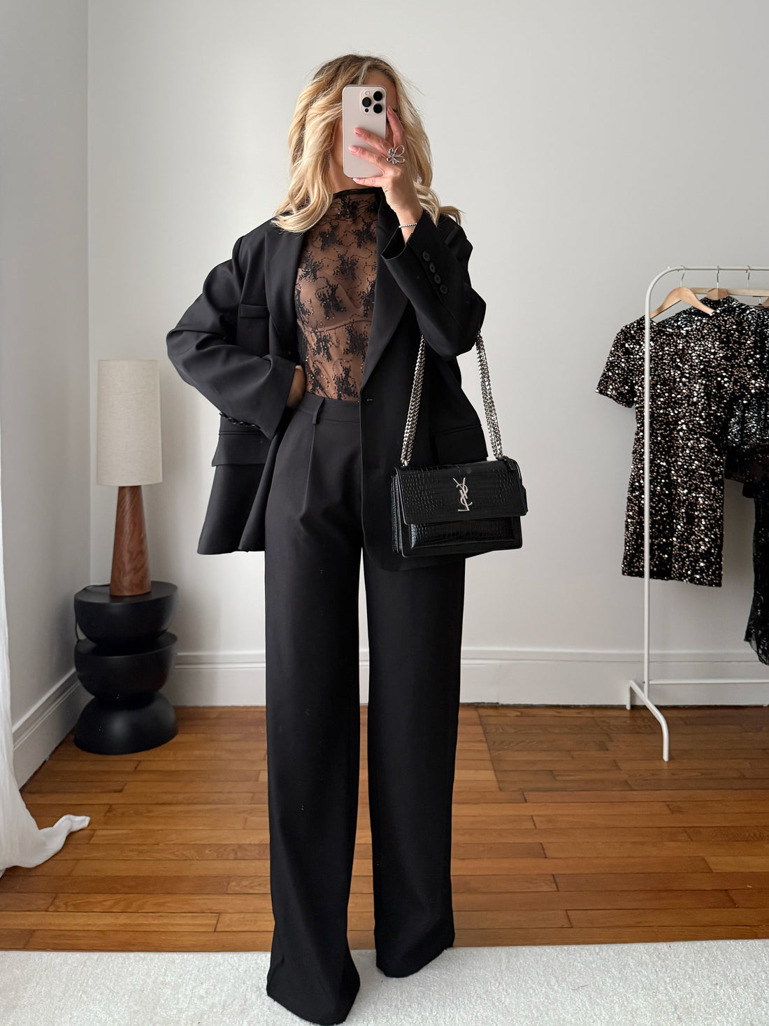 Pantalon tailleur DAMIEN - noir